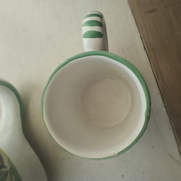Rare Starbucks Italian Made Floral Cups and Pitcher Vintage - Picture 8 of 10